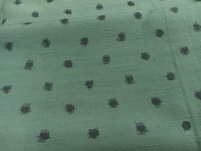 平和屋着物▽上質な紬　単衣　あられ文様　正絹　逸品　BAAY4507hv