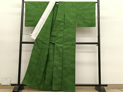 平和屋着物▽西陣　東雲紬 　単衣　 霞文　証紙付き　正絹　逸品　未使用　BAAY4518hv