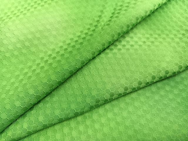 平和屋着物▽上質な小紋　単衣　霞文　暈し染め　正絹　逸品　BAAY4529hv