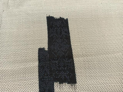 平和屋着物▽上質な紬　単衣　絣文様　正絹　逸品　BAAY4544hv