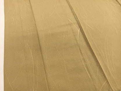 平和屋着物▽上質な小紋　単衣　舞葉文　正絹　逸品　BAAY4553hv