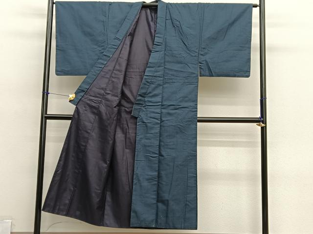 平和屋着物■上質な紬　100亀甲　正絹　逸品　BAAY4576hv