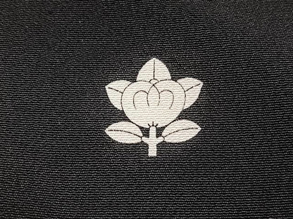 平和屋着物■豪華黒留袖　扇面花文　金彩　正絹　逸品　BAAY4579hv