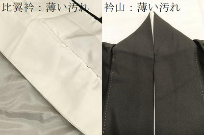 平和屋着物■豪華黒留袖　重山几帳花文　金彩　正絹　逸品　BAAY4581hv