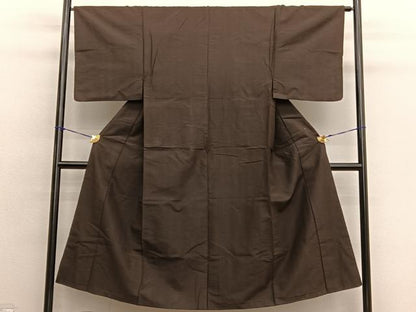 平和屋着物■男性　紬　縞　正絹　逸品　BAAY4582hv