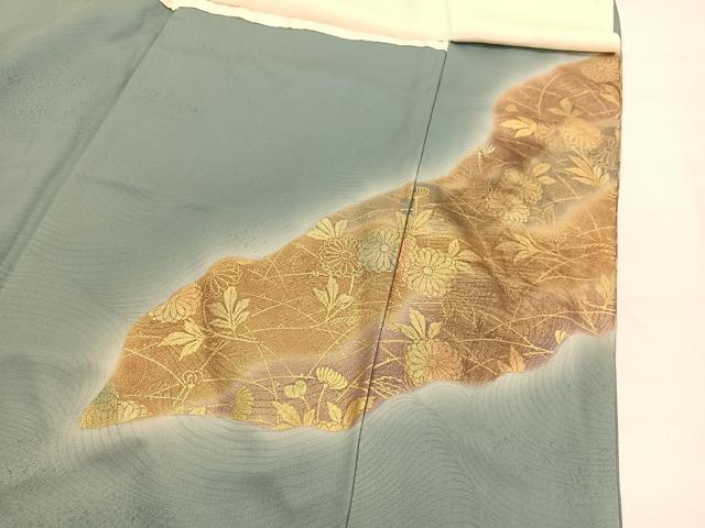 平和屋着物■豪華色留袖　作家物　秋草文　暈し染め　金彩　正絹　逸品　BAAY4599hv