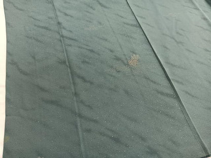 平和屋着物■上質な小紋　寿光織　桐　金銀糸　正絹　逸品　BAAY4603hv