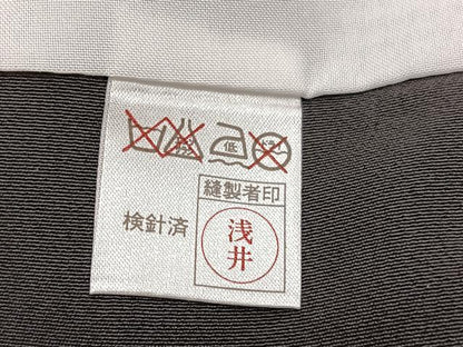 平和屋着物■豪華黒留袖　御所車花文　金彩　正絹　逸品　BAAY4609hv