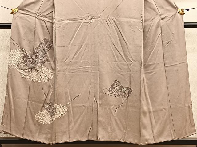 平和屋着物■訪問着　絞り　雲取り冊子文　正絹　逸品　BAAY4614hv