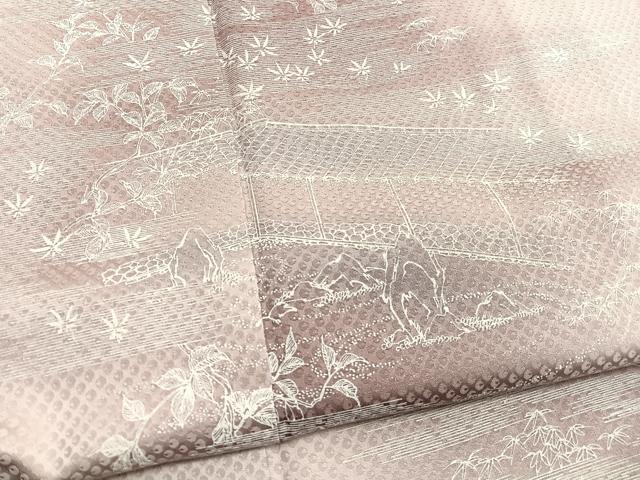 平和屋着物■訪問着　風景文　暈し染め　やまと誂製　正絹　逸品　BAAY4619hv