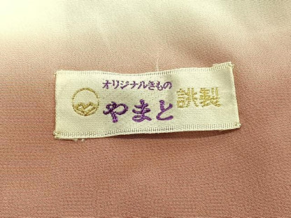 平和屋着物■訪問着　風景文　暈し染め　やまと誂製　正絹　逸品　BAAY4619hv