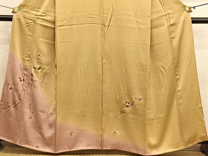 平和屋着物■訪問着　南天文　暈し染め　金彩　正絹　逸品　BAAY4626hv