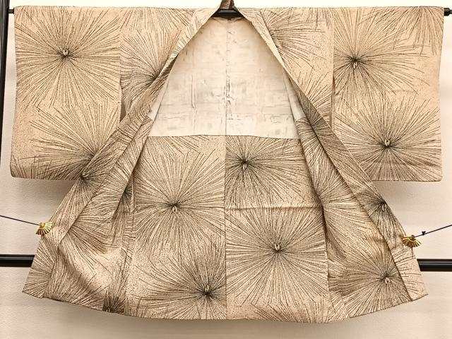 平和屋着物■羽織　若松葉　金彩　正絹　逸品　BAAY4645hv