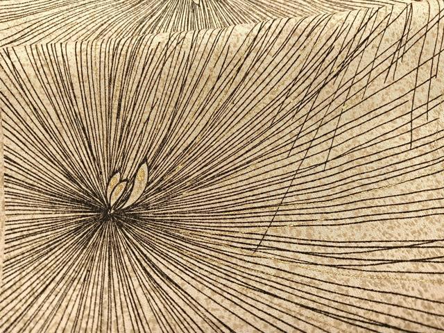 平和屋着物■羽織　若松葉　金彩　正絹　逸品　BAAY4645hv