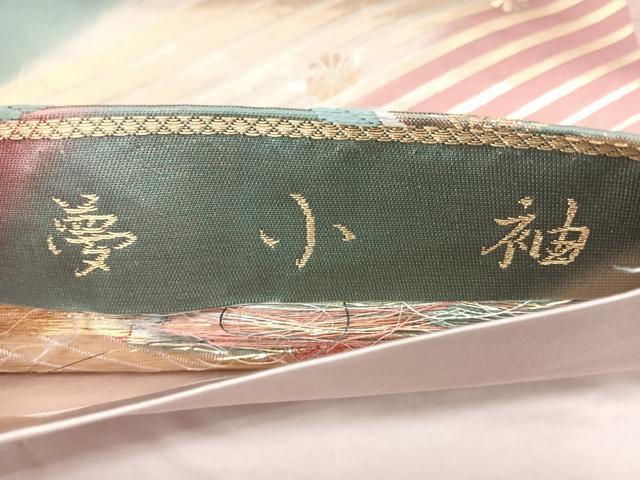 平和屋着物◎六通柄袋帯　唐織　花蝶文　夢小袖　金銀糸　正絹　逸品　BAAY5004qw