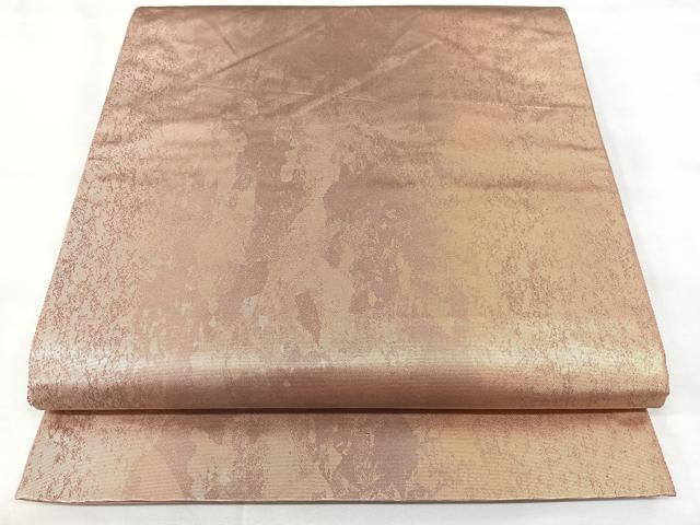 平和屋着物◎六通柄袋帯　箔化粧　霞文　正絹　逸品　BAAY5008qw