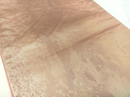 平和屋着物◎六通柄袋帯　箔化粧　霞文　正絹　逸品　BAAY5008qw