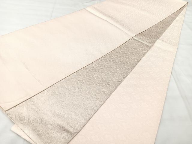 平和屋着物◎両面　全通柄袋帯　花菱文　金糸　正絹　逸品　BAAY5013qw