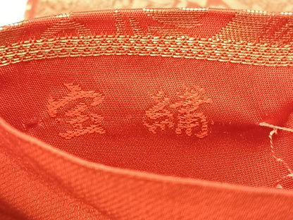 平和屋着物◎六通柄袋帯　正倉院花文　金糸　正絹　逸品　BAAY5066qw