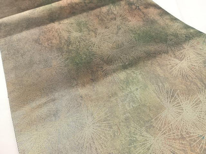 平和屋着物◎西陣　高島織物謹製　六通柄袋帯　松芝文　金糸　引箔　正絹　逸品　BAAY5074qw