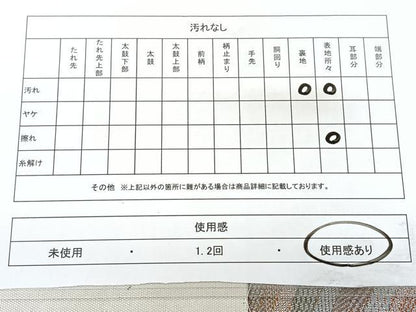 平和屋着物◎本場筑前博多織　八寸名古屋帯　枝花文　正絹　逸品　BAAY5091qw