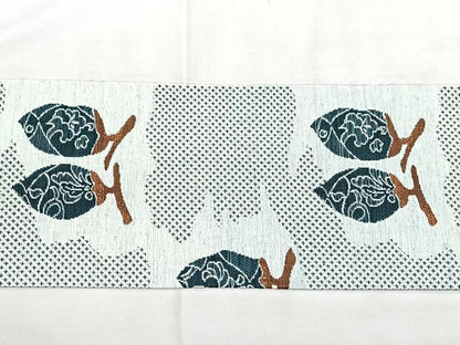 平和屋着物◎八寸名古屋帯　紬地　成り物　正絹　逸品　BAAY5093qw