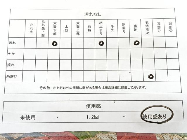 平和屋着物◎六通柄袋帯　唐織　正倉院鳳凰花文　黒地　金銀糸　正絹　逸品　BAAY5152qw