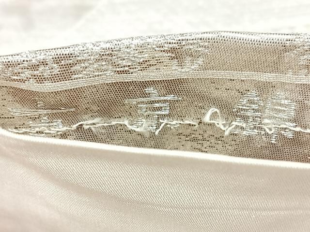 平和屋着物◎六通柄袋帯　古京錦　二重引箔　風景文　金銀糸　正絹　逸品　BAAY5169qw