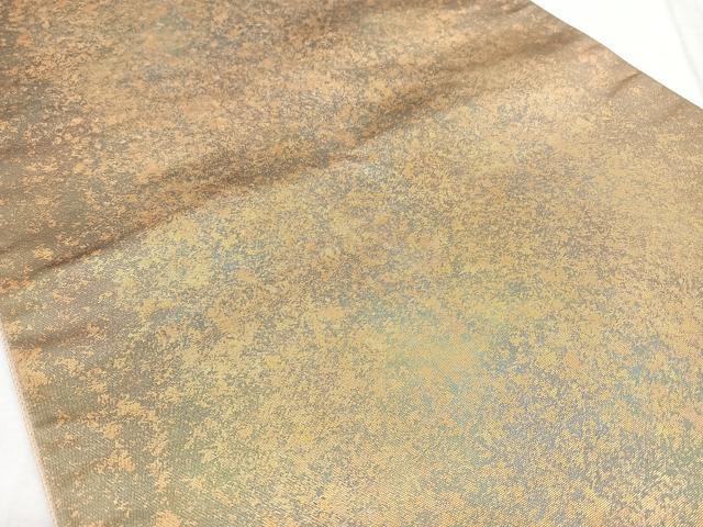 平和屋着物◎六通柄袋帯　霞文　引箔　正絹　逸品　BAAY5180qw