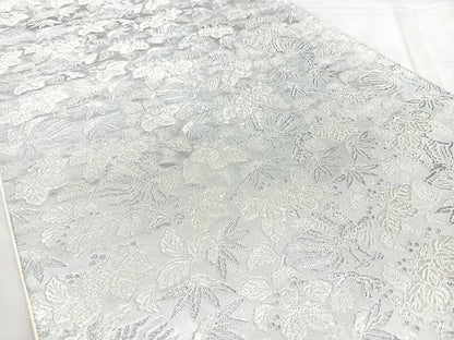 平和屋着物◎六通柄袋帯　感謝の心　一粒万倍　プラチナ箔　正絹　逸品　BAAY5191qw