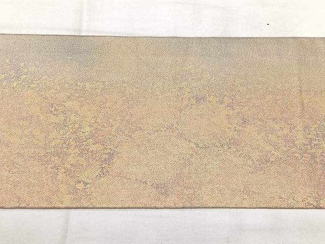 平和屋着物◎九寸名古屋帯　霞文　引箔　正絹　逸品　BAAY5196qw