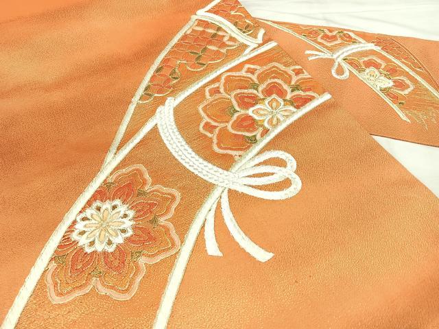 平和屋着物◎九寸名古屋帯　総刺繍　駒刺繍　正倉院花文　金糸　正絹　逸品　BAAY5197qw