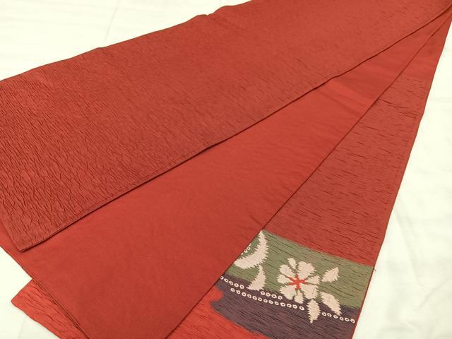 平和屋着物◎西陣　太鼓柄袋帯　流水花文　正絹　逸品　BAAY5209qw
