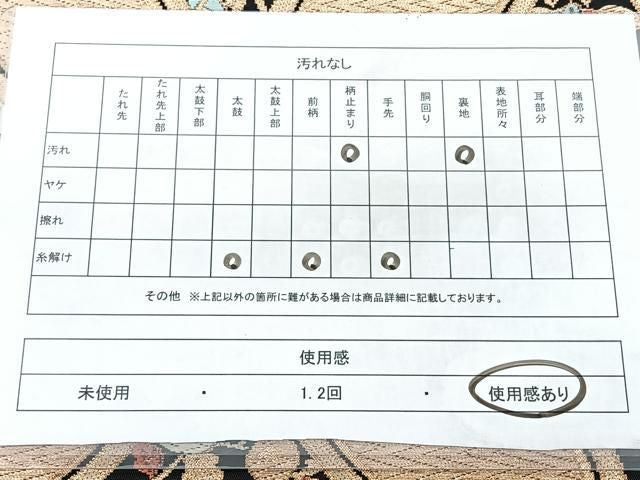 平和屋着物◎六通柄　本袋帯　松美錦　七宝花文　黒地　金糸　正絹　逸品　BAAY5244qw