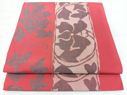 平和屋着物◎六通柄　本袋帯　花間道　正絹　逸品　BAAY5280qw