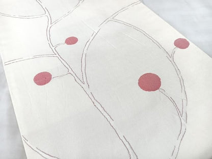 平和屋着物◎六通柄　本袋帯　枝蕾　正絹　逸品　BAAY5309qw