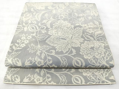 平和屋着物◎全通柄袋帯　ふくれ織　更紗錦　正絹　逸品　BAAY5332qw
