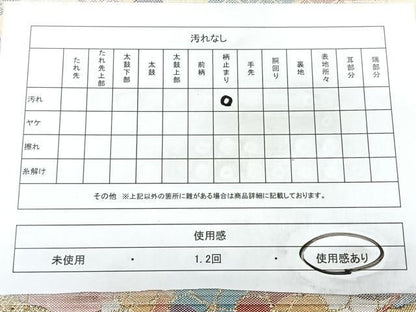 平和屋着物◎六通柄袋帯　九百佐賀錦　慶長　花鳥丸文　金銀糸　正絹　逸品　BAAY5334qw