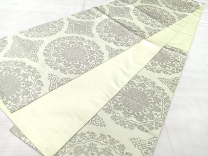 平和屋着物◎六通柄袋帯　正倉院花文　正絹　逸品　BAAY5345qw