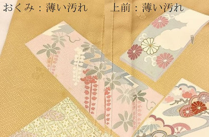 平和屋着物■訪問着　吉祥花文　金彩　正絹　逸品　BAAY5465yc