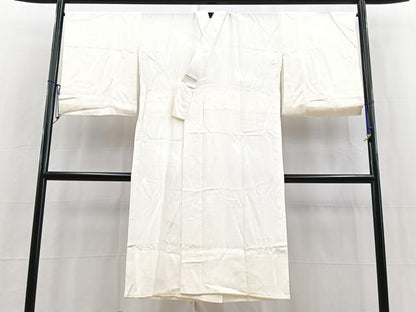 平和屋着物■長襦袢　無双仕立て　花唐草地紋　正絹　逸品　BAAY5521yc