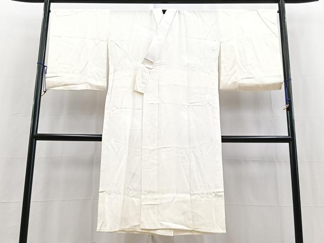 平和屋着物■長襦袢　無双仕立て　花唐草地紋　正絹　逸品　BAAY5521yc