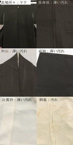 平和屋着物■豪華黒留袖　駒刺繍　鳳凰雲取り花文　金彩　正絹　逸品　BAAY5533yc