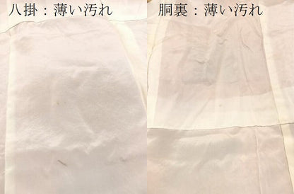 平和屋着物■上質な小紋　総絞り　草葉尽くし　正絹　逸品　BAAY5548yc