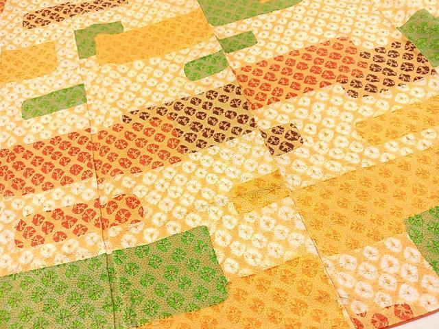 平和屋着物■上質な小紋　蜘蛛絞り　正絹　逸品　BAAY5554yc