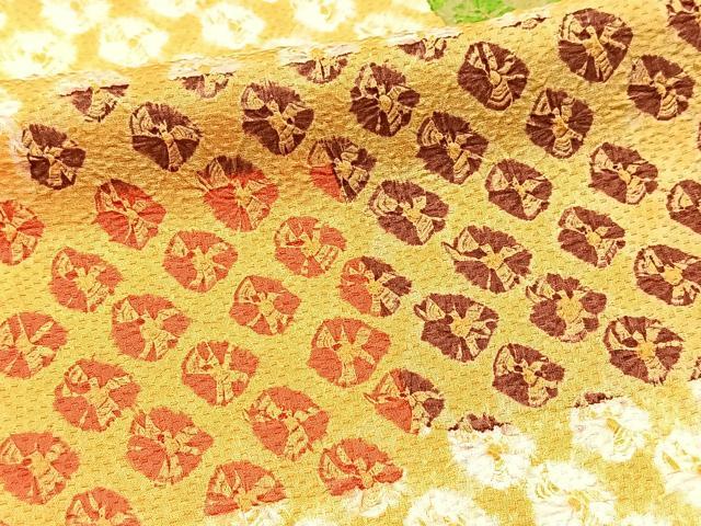 平和屋着物■上質な小紋　蜘蛛絞り　正絹　逸品　BAAY5554yc