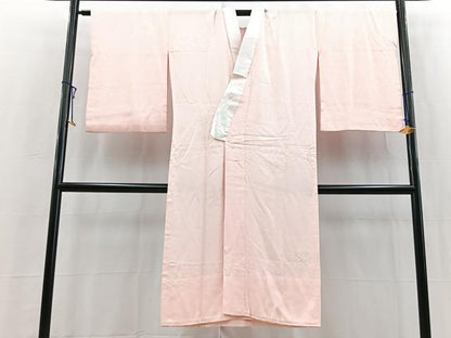 平和屋着物■長襦袢　無双仕立て　絞り　舞梅文　正絹　逸品　BAAY5556yc