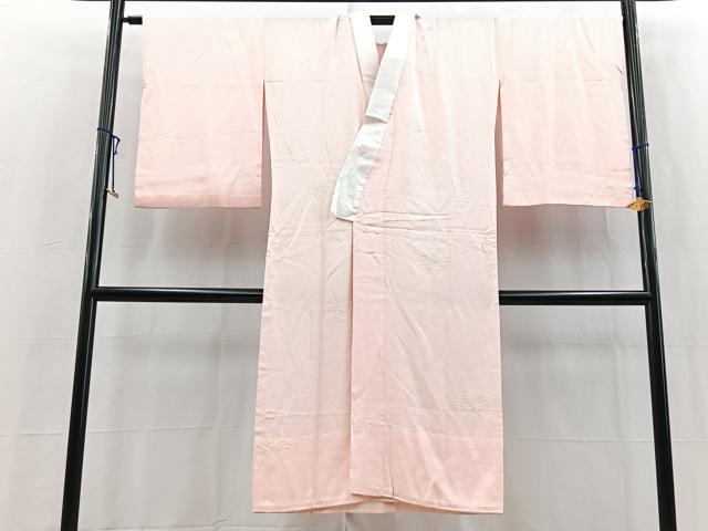 平和屋着物■長襦袢　無双仕立て　絞り　舞梅文　正絹　逸品　BAAY5556yc