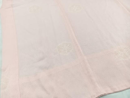 平和屋着物■長襦袢　無双仕立て　絞り　舞梅文　正絹　逸品　BAAY5556yc
