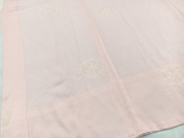 平和屋着物■長襦袢　無双仕立て　絞り　舞梅文　正絹　逸品　BAAY5556yc